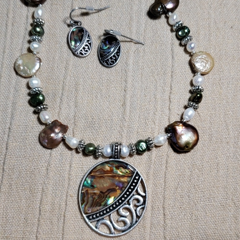 Necklace Pendant Earrings